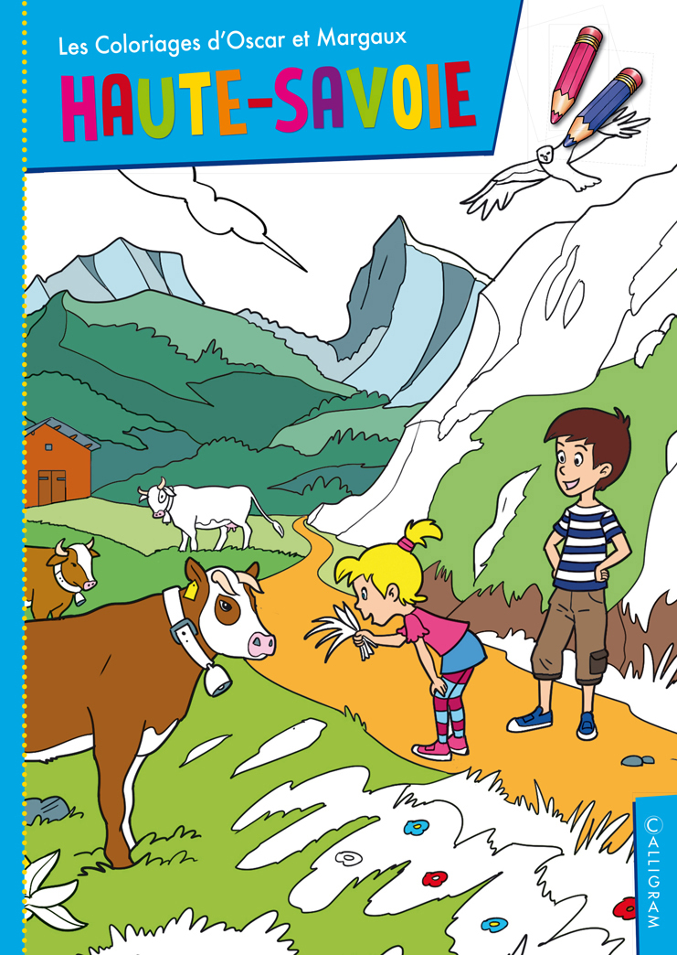 HAUTE SAVOIE - COLORIAGES OSCAR ET MARGAUX