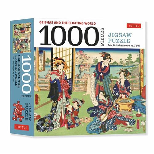 GEISHAS AND THE FLOATING WORLD JIGSAW PUZZLE - 1000 PIECES /ANGLAIS