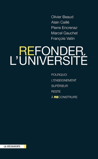 REFONDER L´UNIVERSITE
