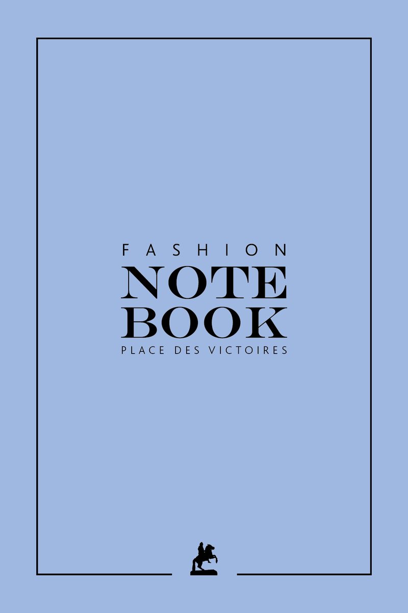 FASHION NOTEBOOK (BLEU CIEL)
