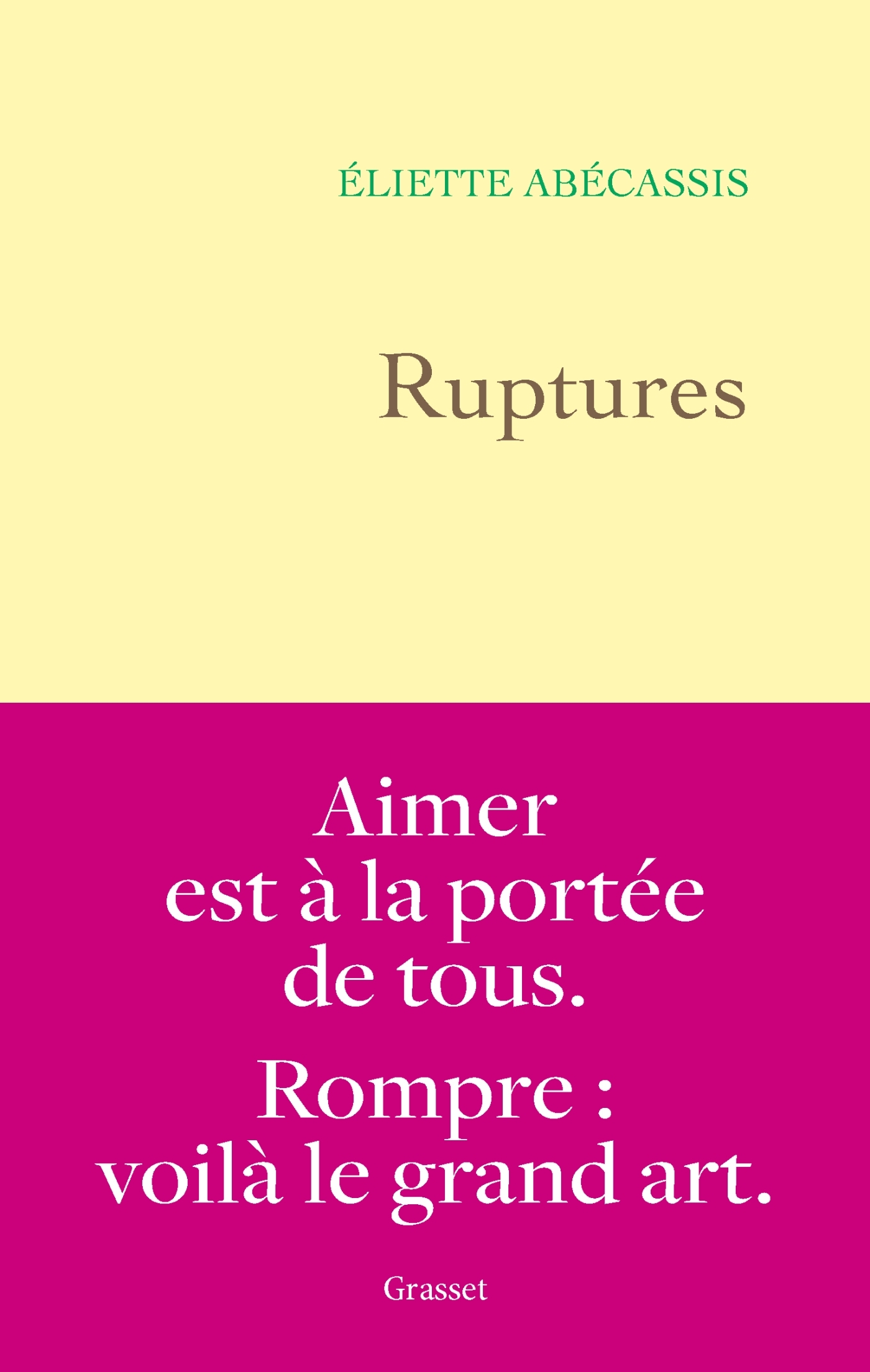 RUPTURES - NOUVELLES