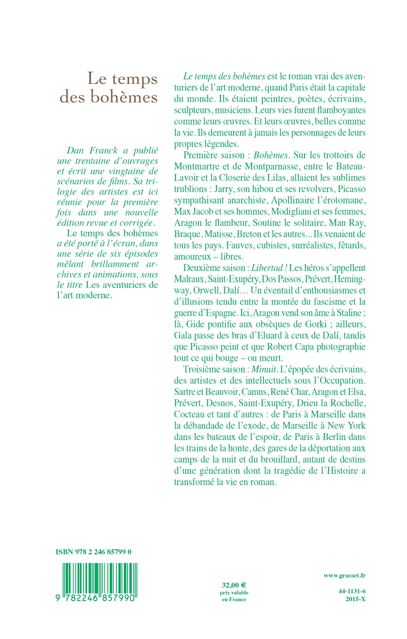 TEMPS DES BOHEMES