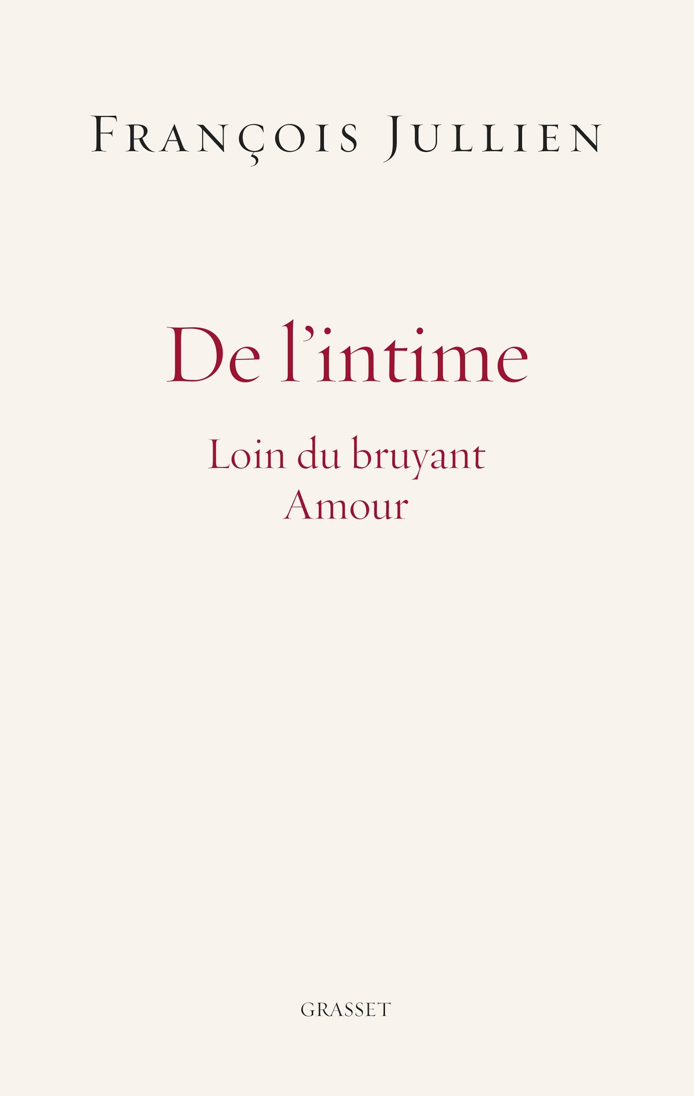 DE L´INTIME - LOIN DU BRUYANT AMOUR