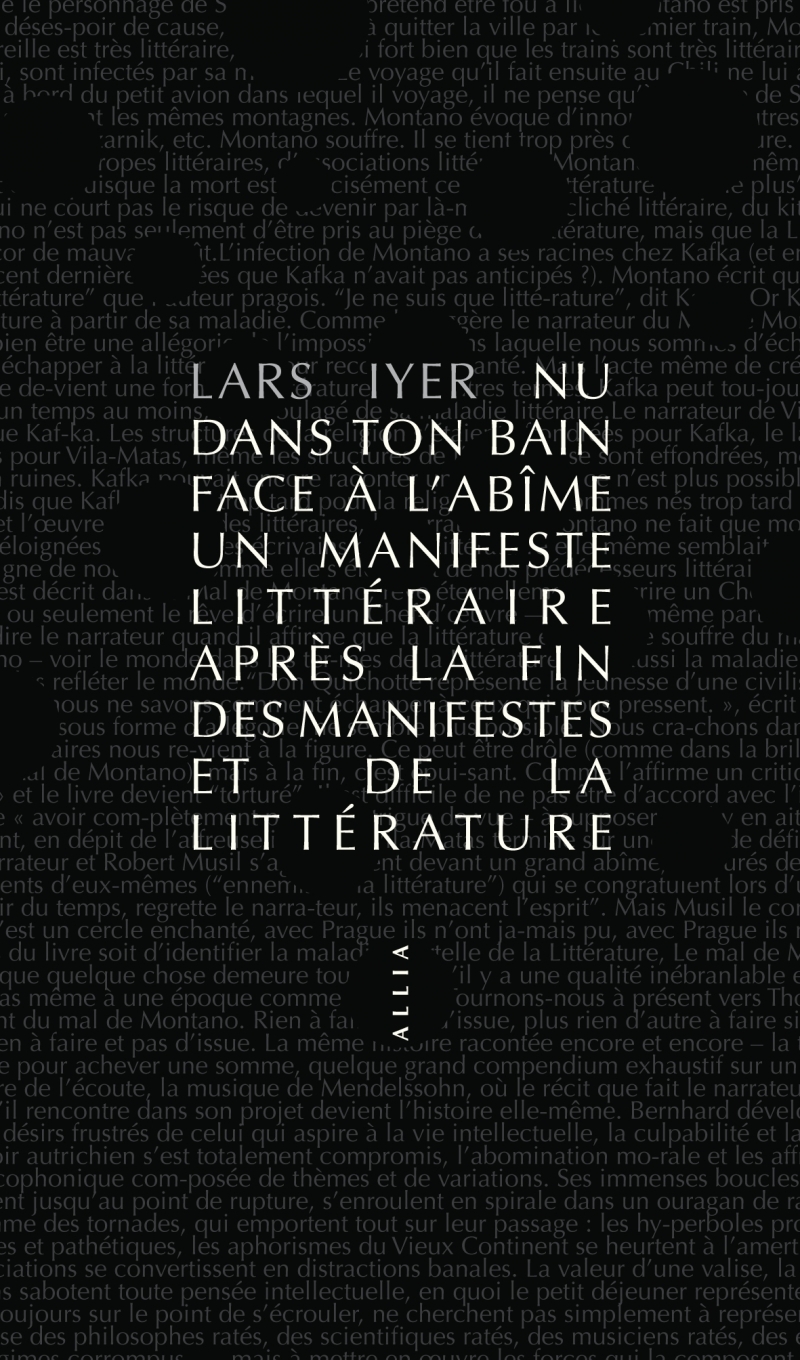 NU DANS TON BAIN FACE A L´ABIME