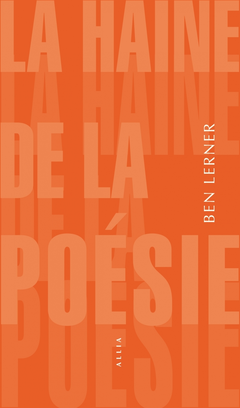 HAINE DE LA POESIE