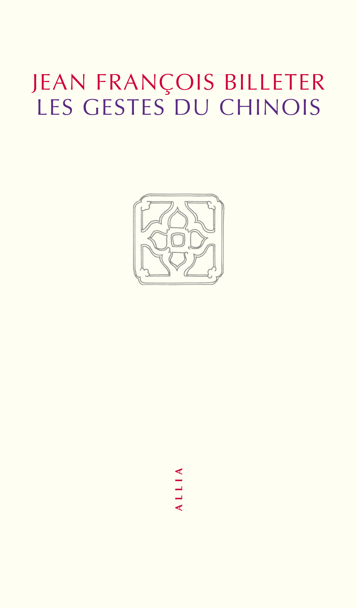 GESTES DU CHINOIS