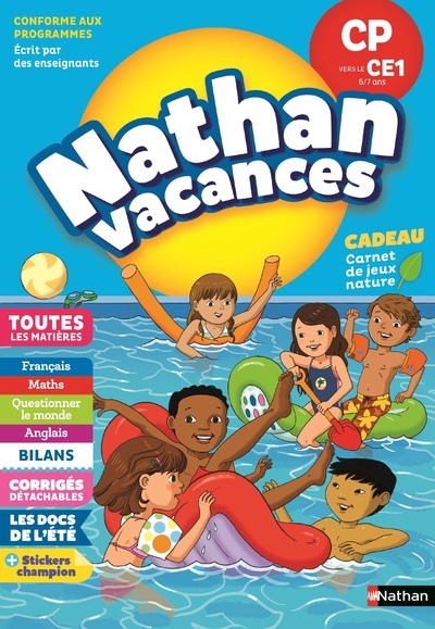 CAHIER DE VACANCES 2018 PRIMAIRE CP VERS CE1 6/7 ANS