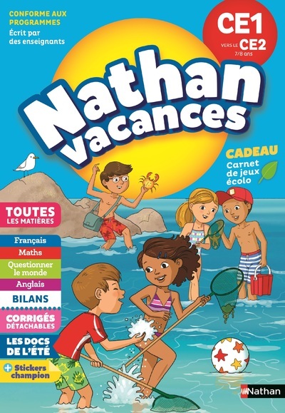 NATHAN VACANCES 2018 PRIMAIRE CE1 VERS LE CE2 7/8 ANS