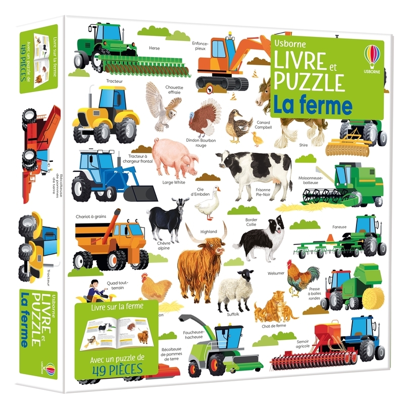 FERME - COFFRET LIVRE ET PUZZLE