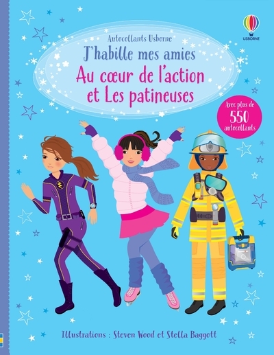 AU COEUR DE L´ACTION ET LES PATINEUSES - J´HABILLE MES AMIES - VOLUMES COMBINES