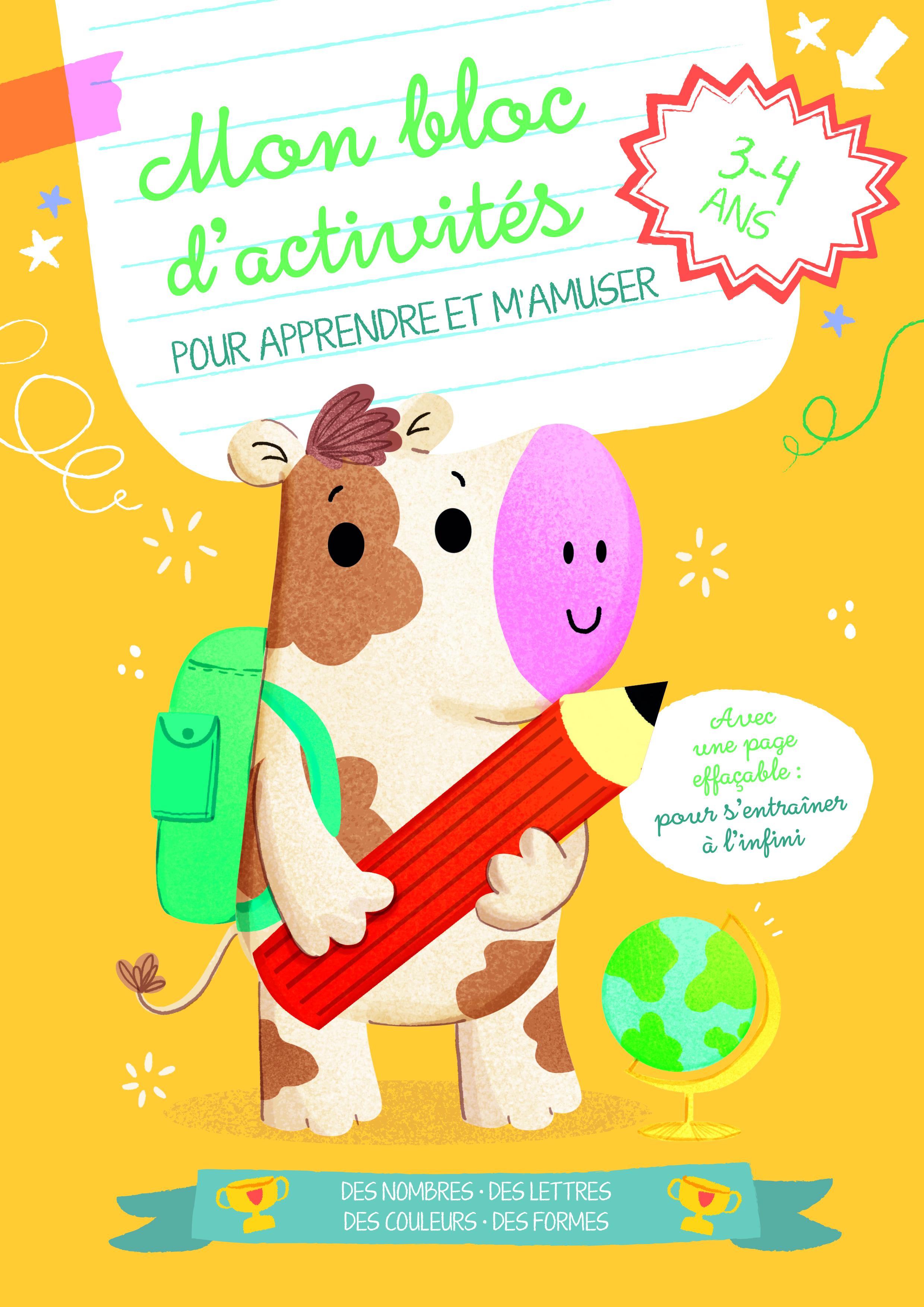 VACHE - MON BLOC D´ACTIVITES POUR APPRENDRE ET S´AMUSER