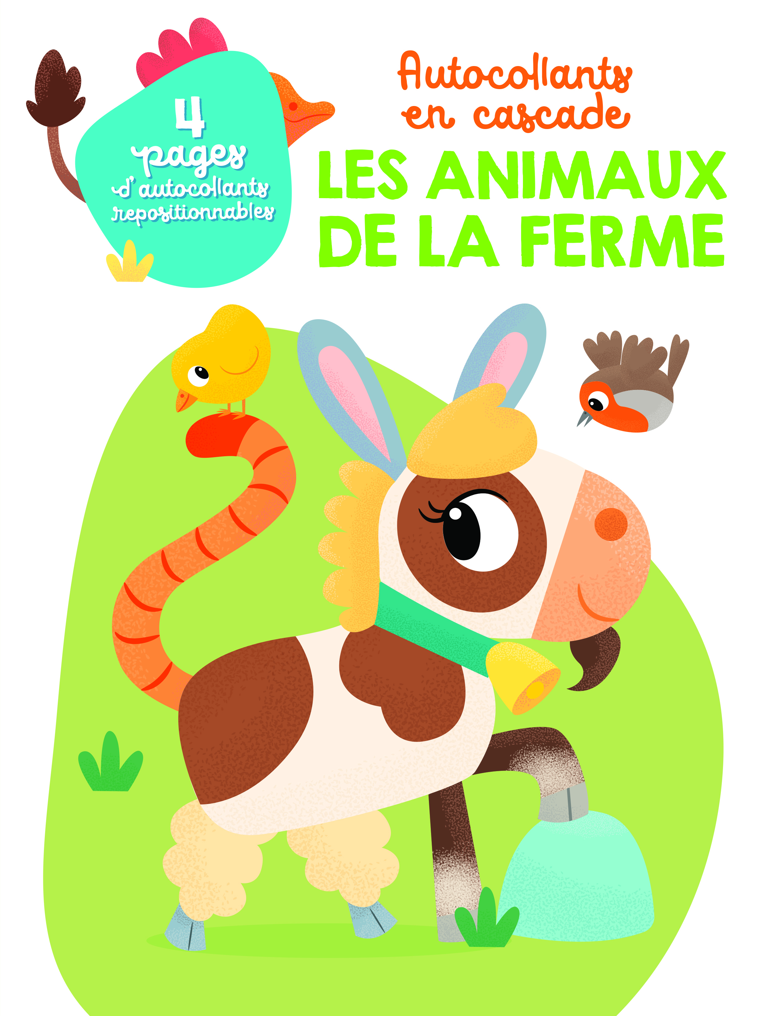 AUTOLLANTS EN CASCADE - ANIMAUX DE LA FERME