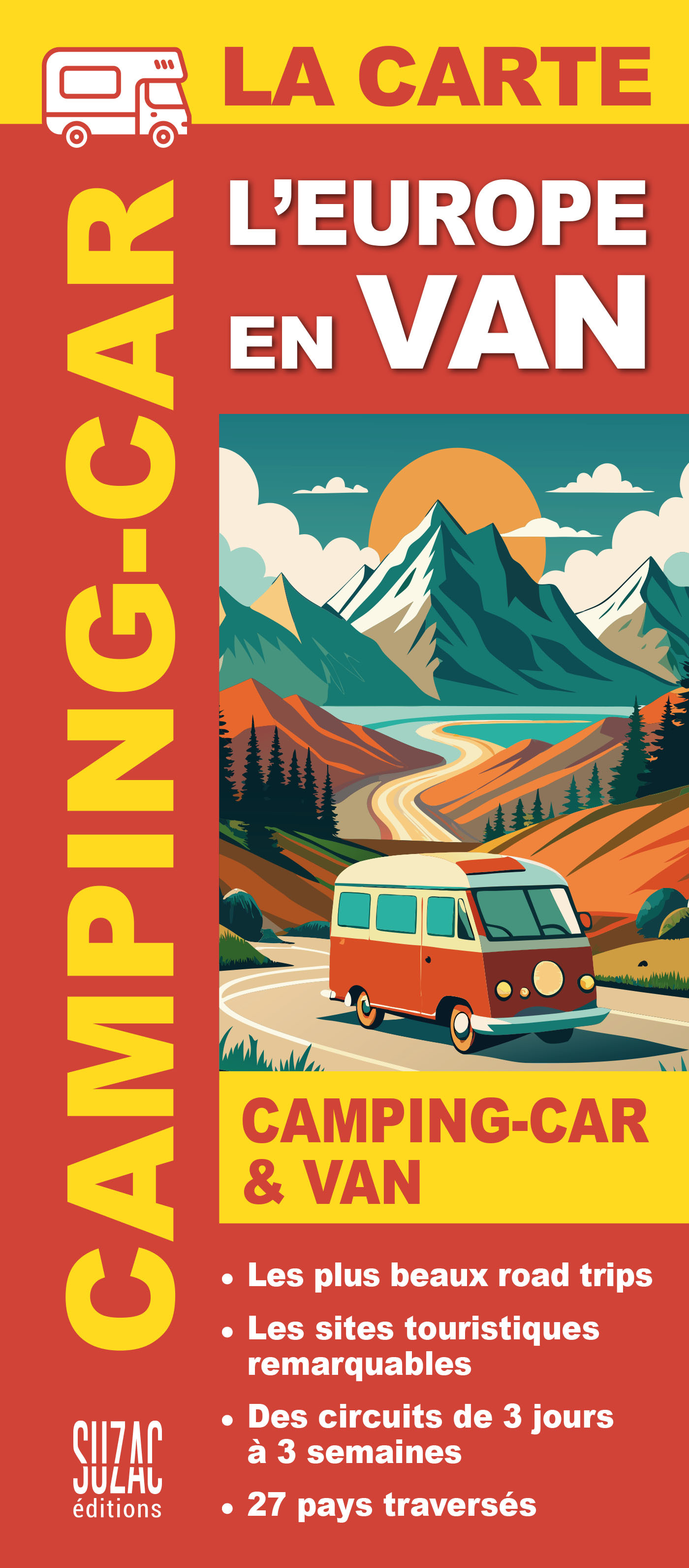 L´EUROPE EN VAN & CAMPING-CAR, LA CARTE - LES PLUS BEAUX ROAD TRIPS