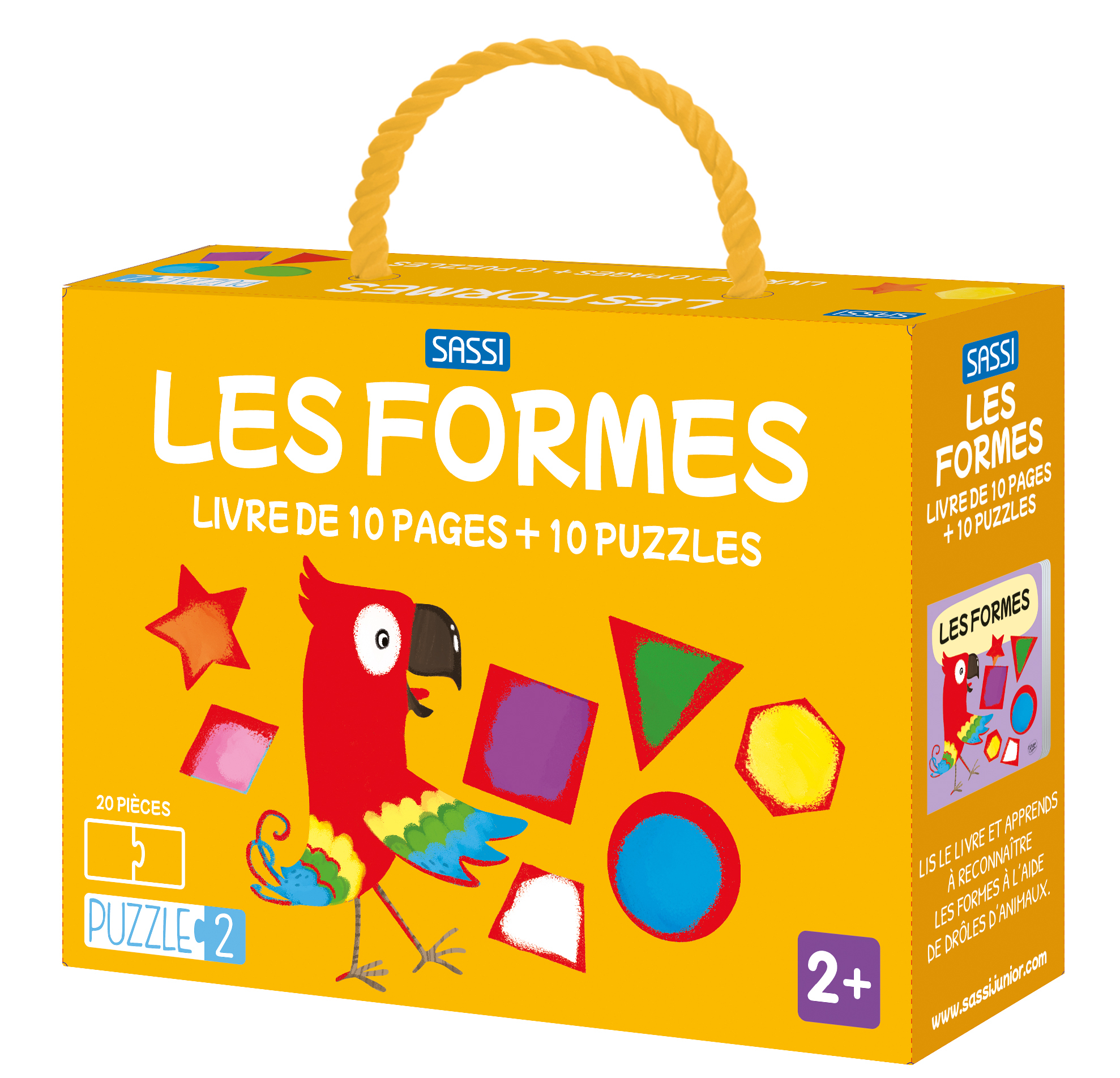 PUZZLE 2. LES FORMES - LIVRE DE 10 PAGES + 10 PUZZLES