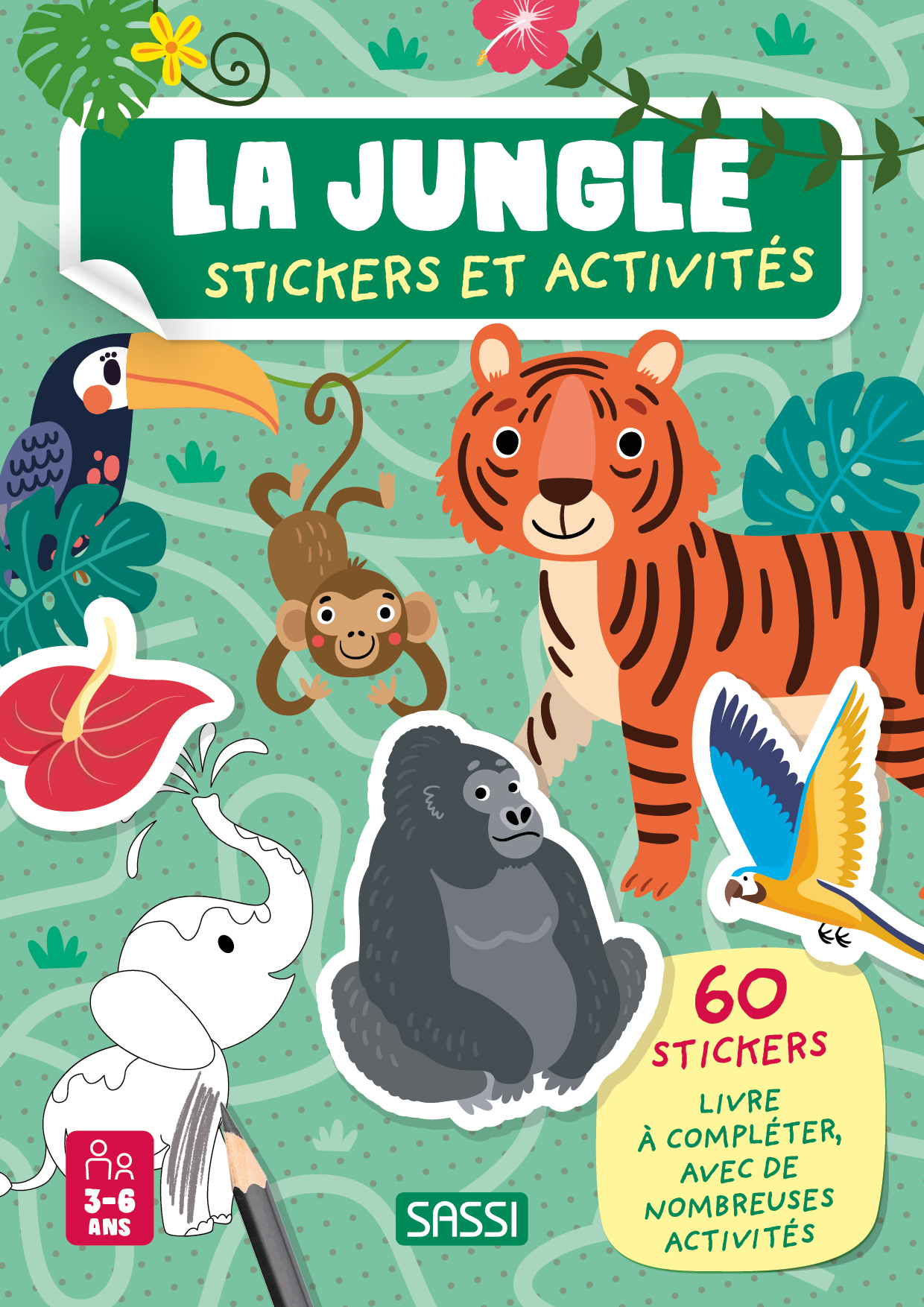 JUNGLE. STICKERS ET ACTIVITES