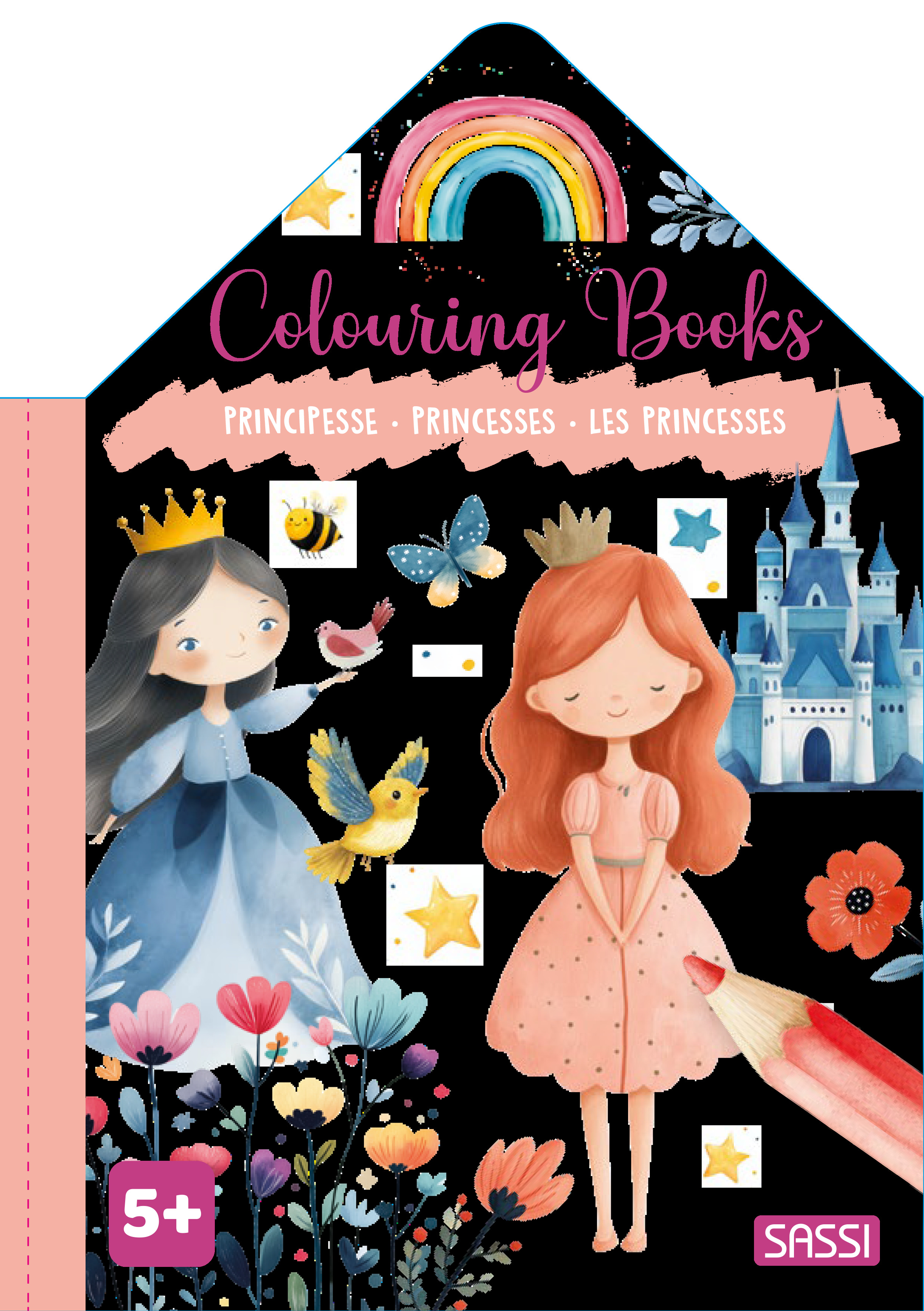 COLOURING BOOKS - LES PRINCESSES