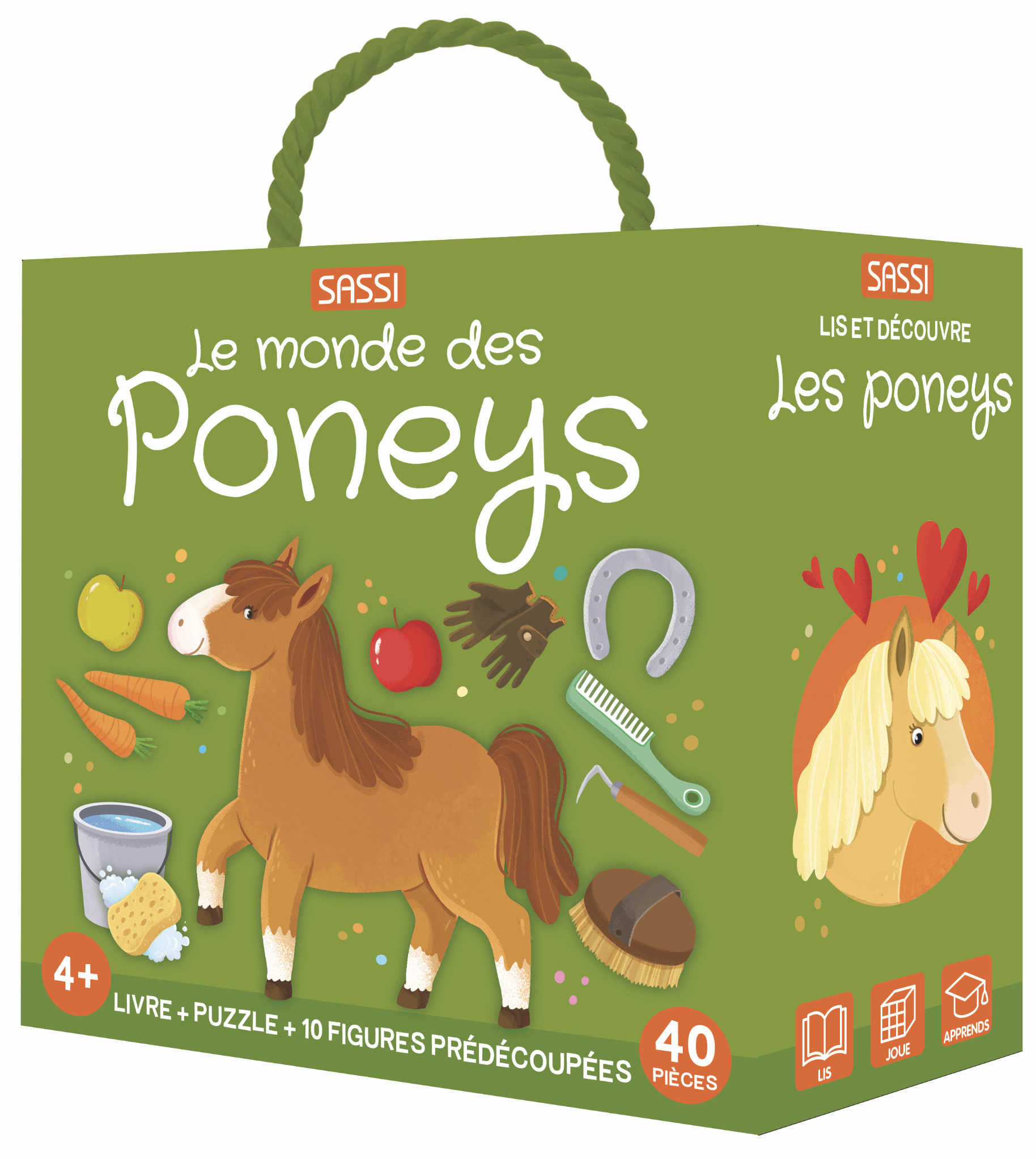 Q-BOX - LE MONDE DES PONEYS - PUZZLE