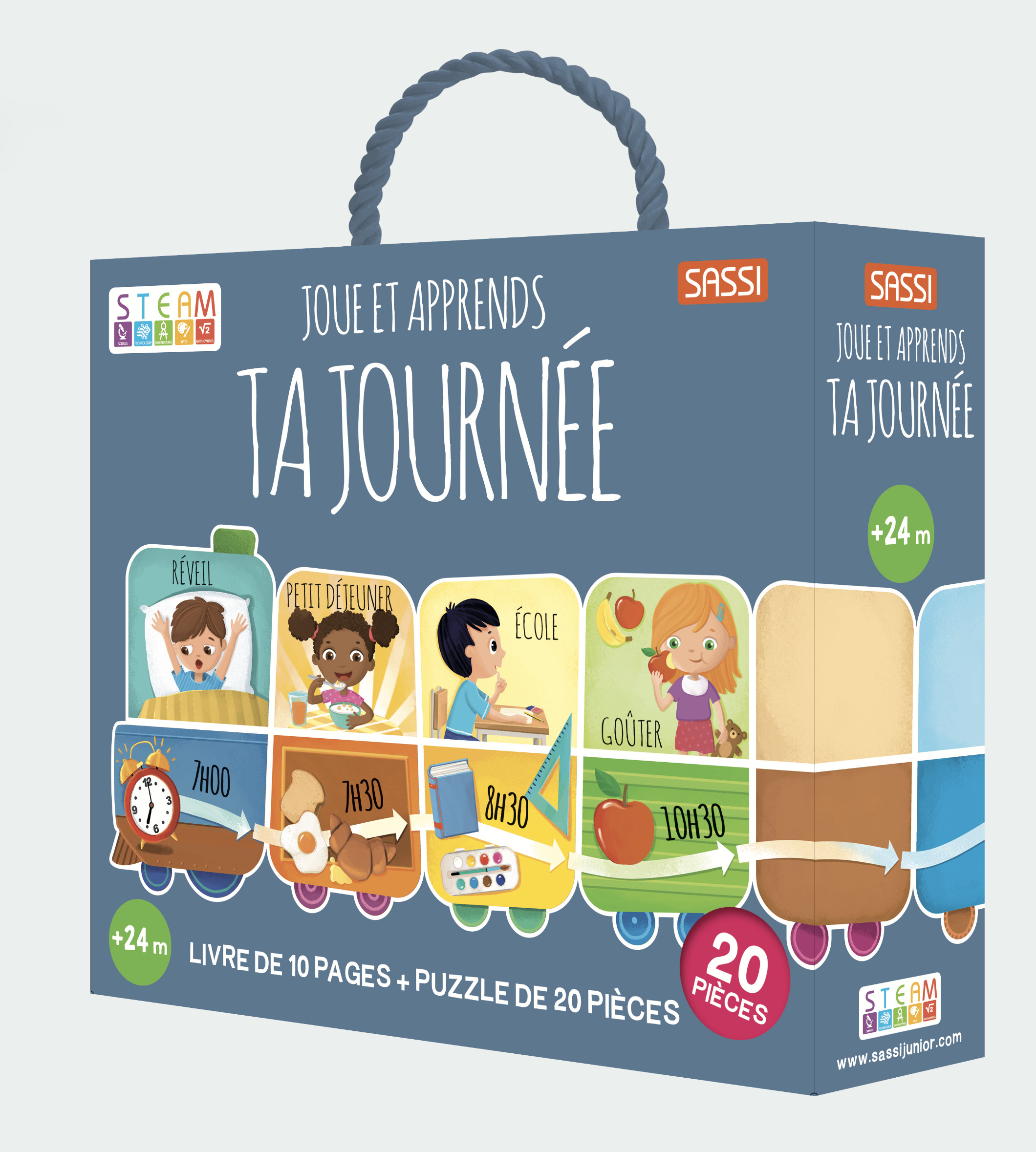 STEAM PUZZLE - JOUE ET APPRENDS. MA JOURNEE