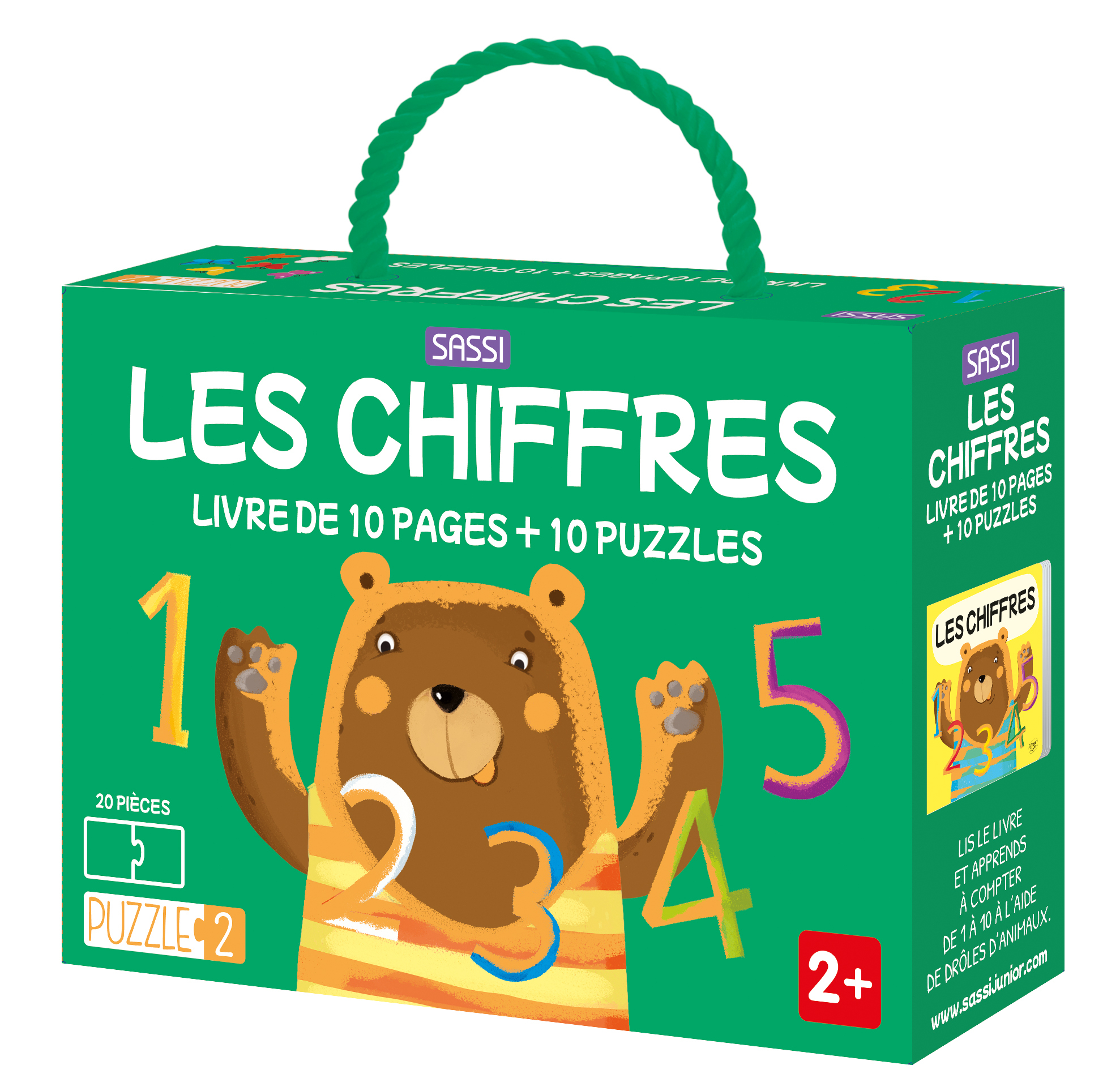 PUZZLE 2. LES CHIFFRES - LIVRE DE 10 PAGES + 10 PUZZLES