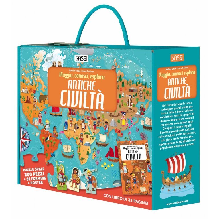 VOYAGE, DECOUVRE ET EXPLORE. LES CIVILISATIONS ANCIENNES -BOITES PUZZLE