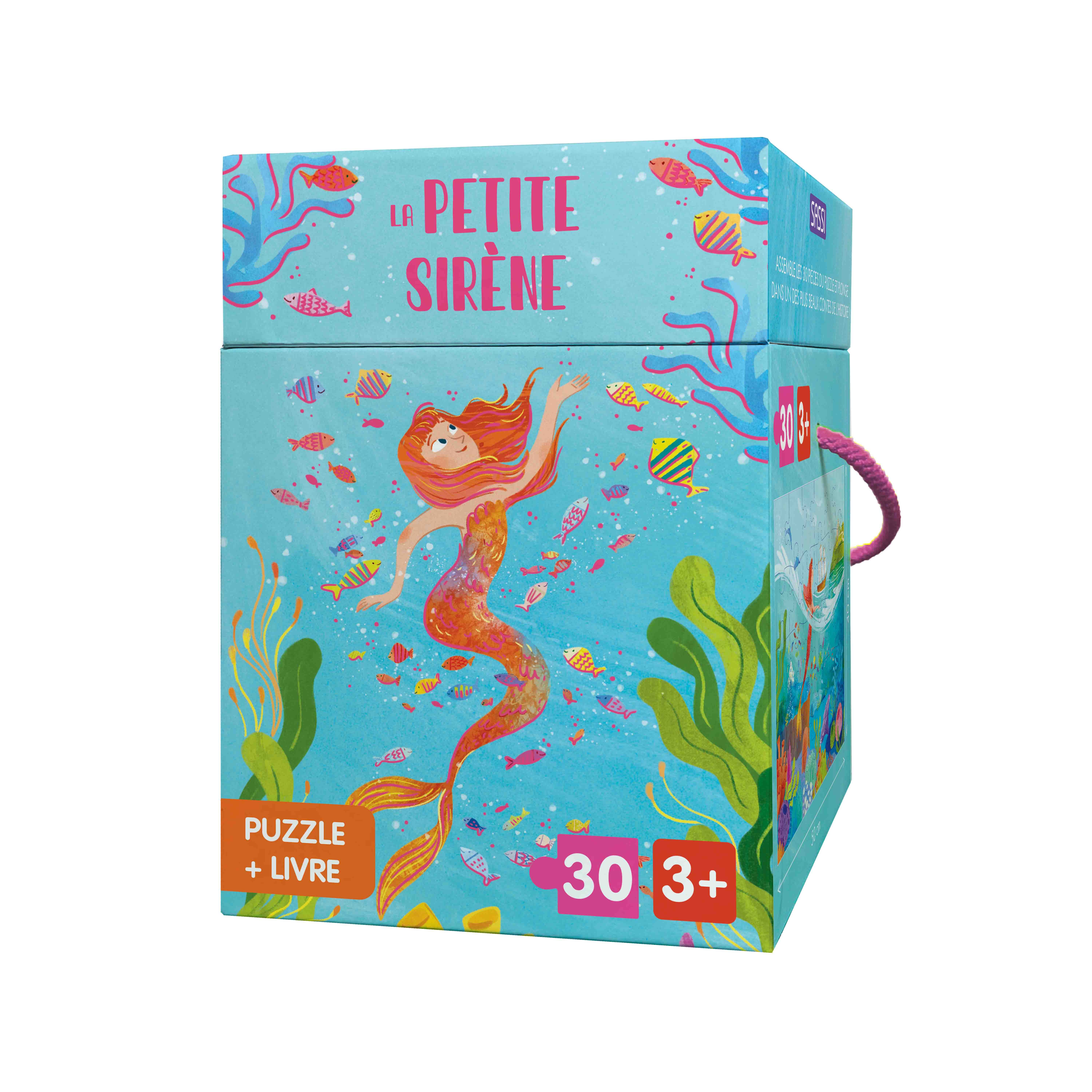PUZZLE + LIVRE - LA PETITE SIRENE