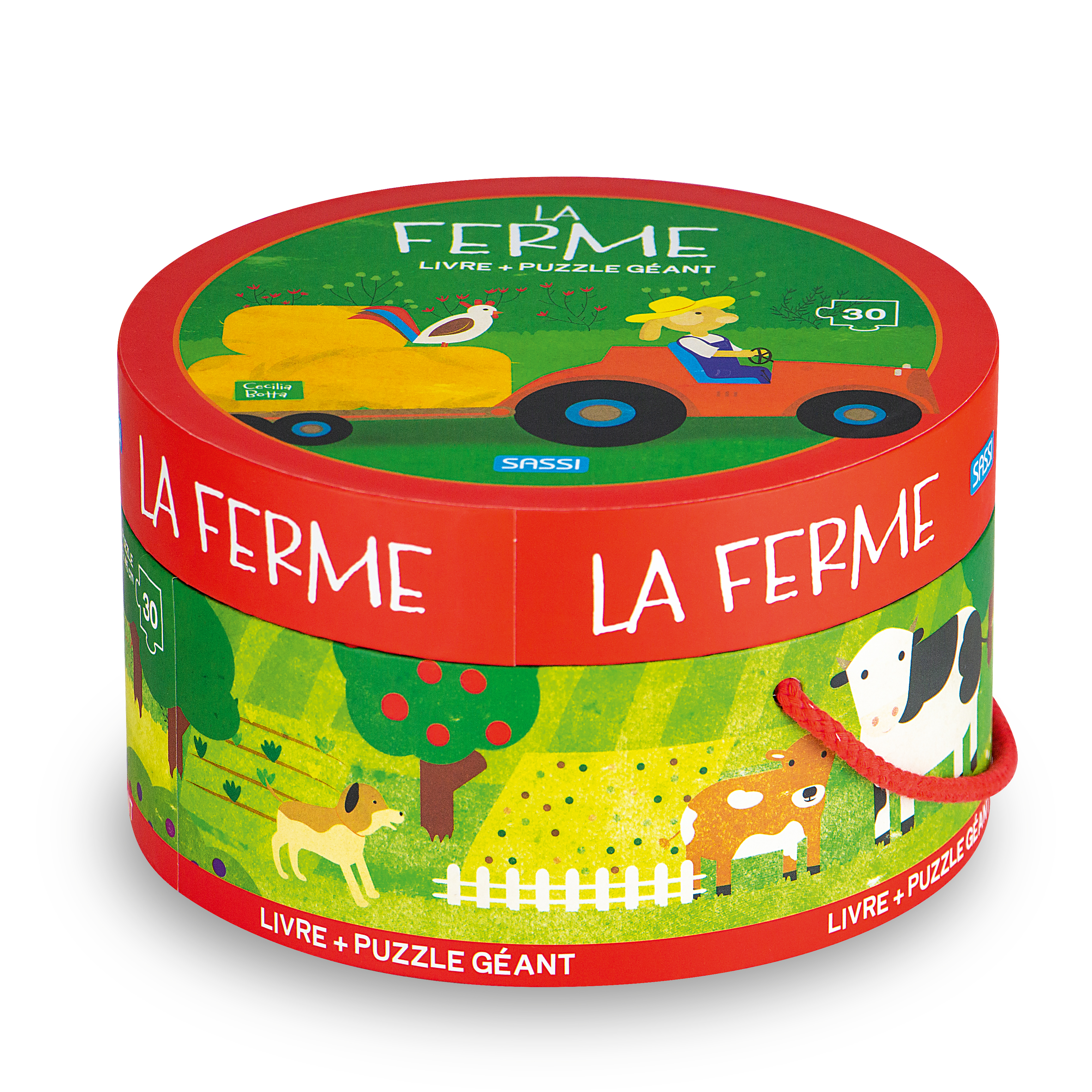FERME - COFFRET LIVRE + PUZZLE GEANT N.E. 2022