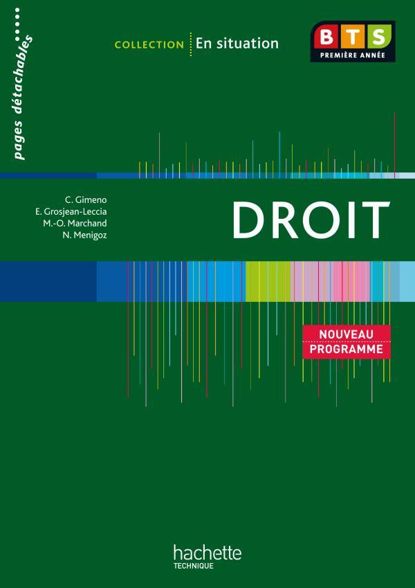 DROIT, BTS 1RE ANNEE, LIVRE DE L´ELEVE, ED. 2009