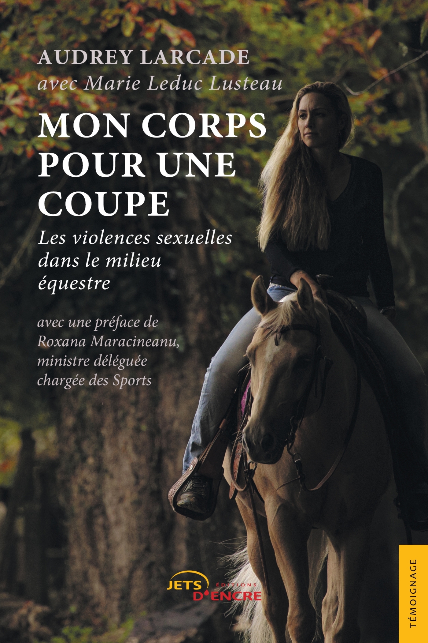 MON CORPS POUR UNE COUPE - LES VIOLENCES SEXUELLES DANS LE MILIEU EQUESTRE