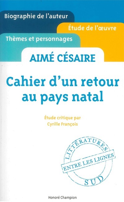 CAHIER D´UN RETOUR AU PAYS NATAL - AIME CESAIRE -