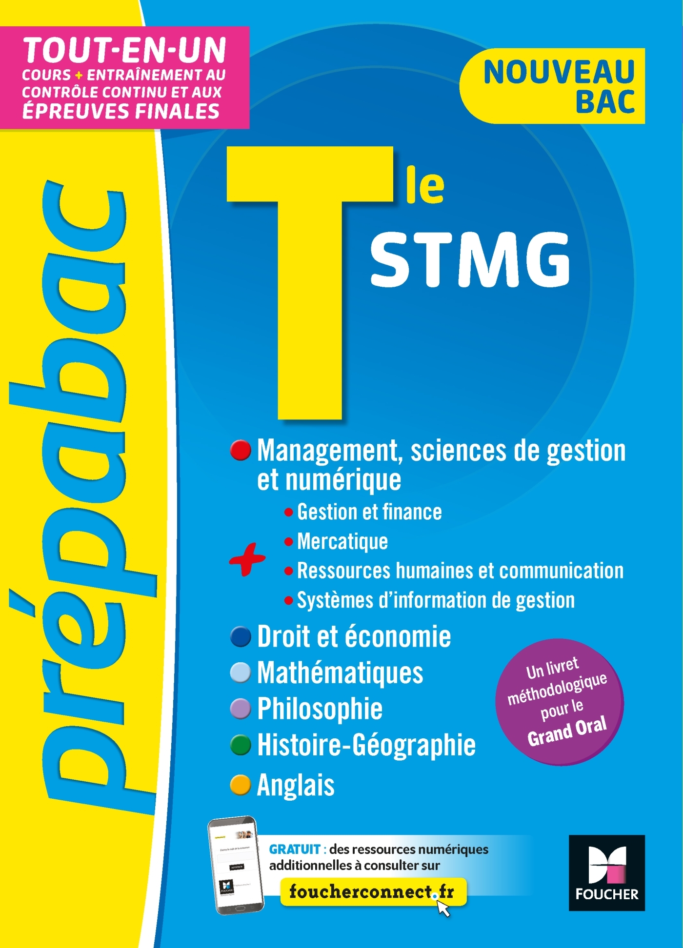 PREPABAC - TOUTE LA TERMINALE STMG - NOUVEAU BAC - CONTROLE CONTINU ET EPRE