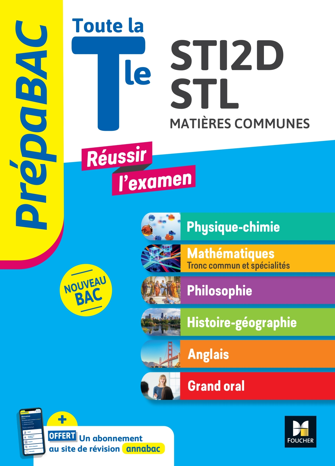 PREPABAC - TOUTE LA TERMINALE STI2D/STL - CONTROLE CONTINU ET EPREUVES FINALES - REVISION