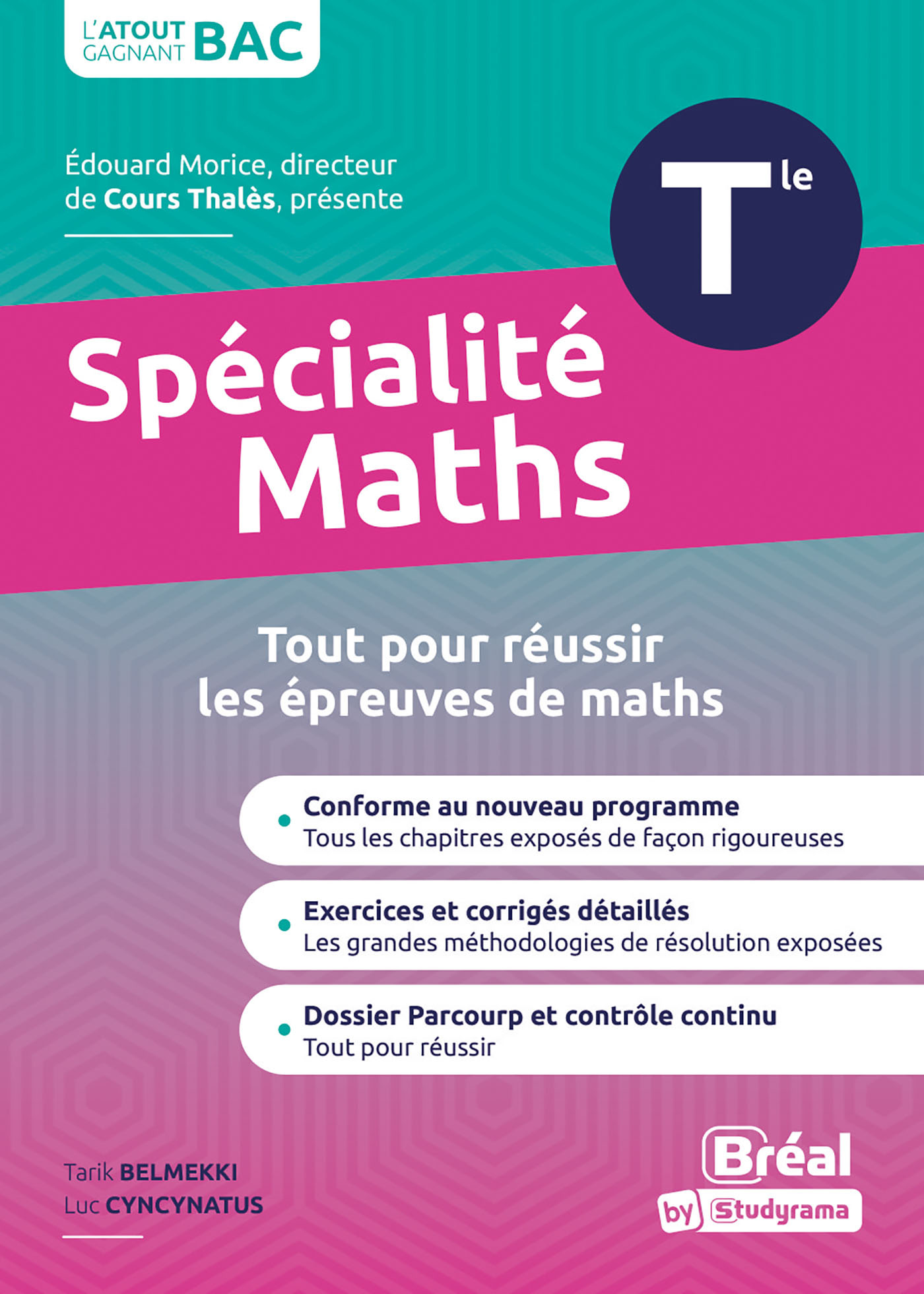 SPECIALITE MATHEMATIQUES TERMINALE - COURS ET EXERCICES CORRIGES BASES SUR LE NOUVEAU PROGRAMME OFFI