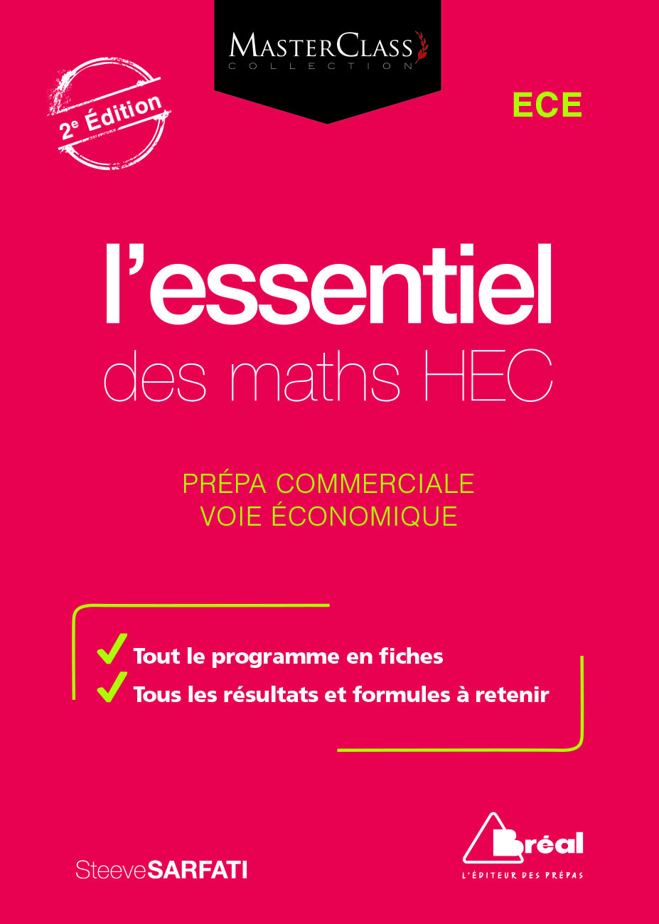 L´INDISPENSABLE DE MATHS HEC ECE