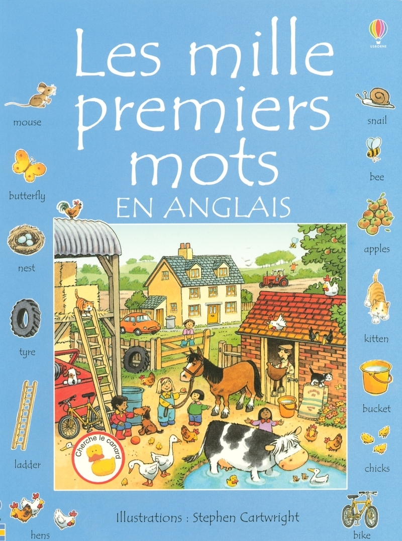MILLE PREMIERS MOTS EN ANGLAIS