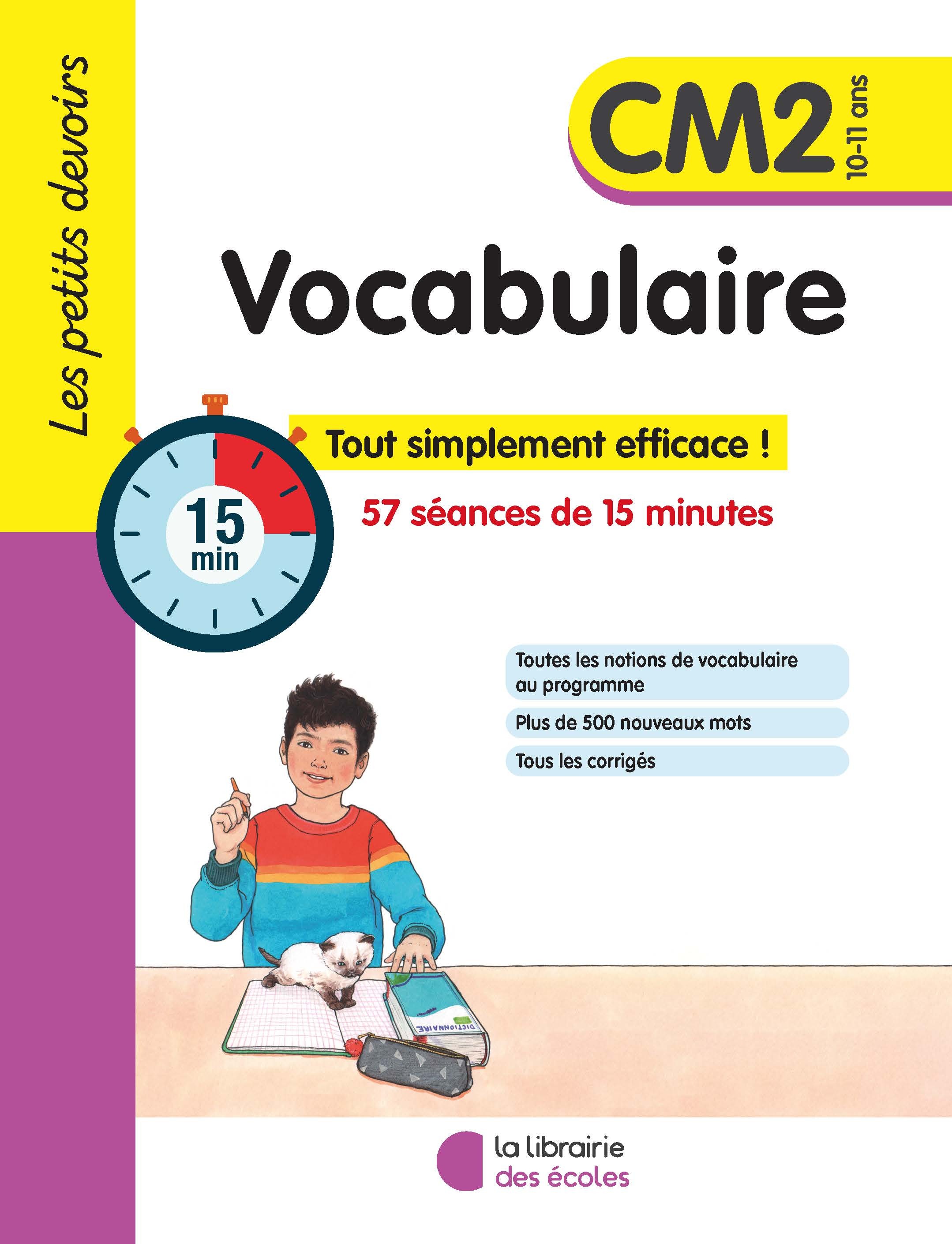 PETITS DEVOIRS - VOCABULAIRE CM2