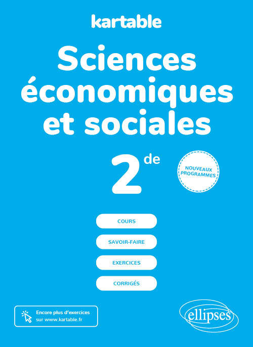 SCIENCES ECONOMIQUES ET SOCIALES - SECONDE - NOUVEAUX PROGRAMMES