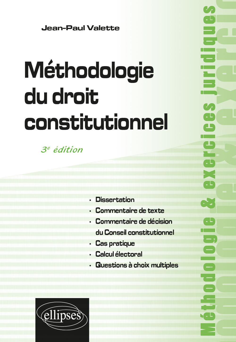 METHODOLOGIE DU DROIT CONSTITUTIONNEL