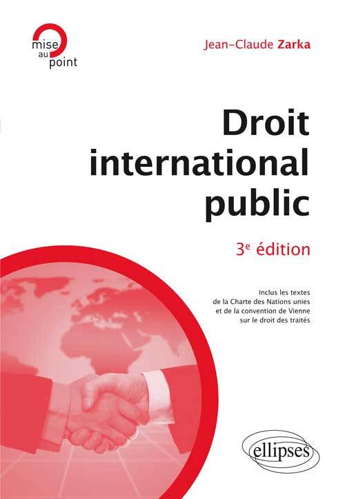 DROIT INTERNATIONAL PUBLIC 3E EDITION