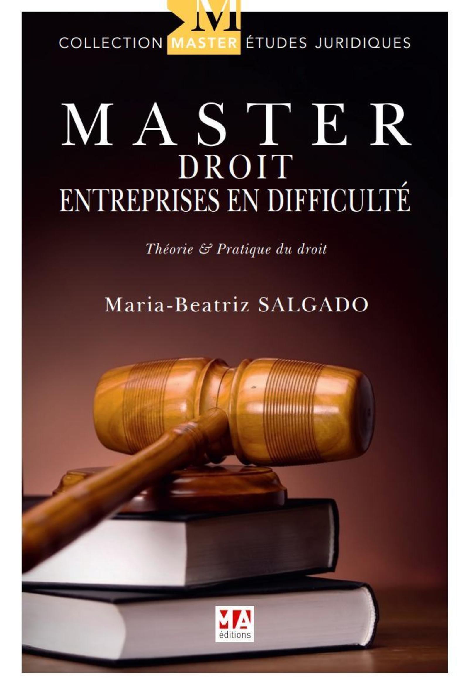 MASTER DROIT ENTREPRISES EN DIFFICULTE