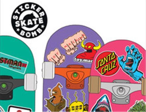 STICKERBOMB SKATE /ANGLAIS