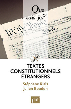 TEXTES CONSTITUTIONNELS ETRANGERS (13E ED) QSJ 2060