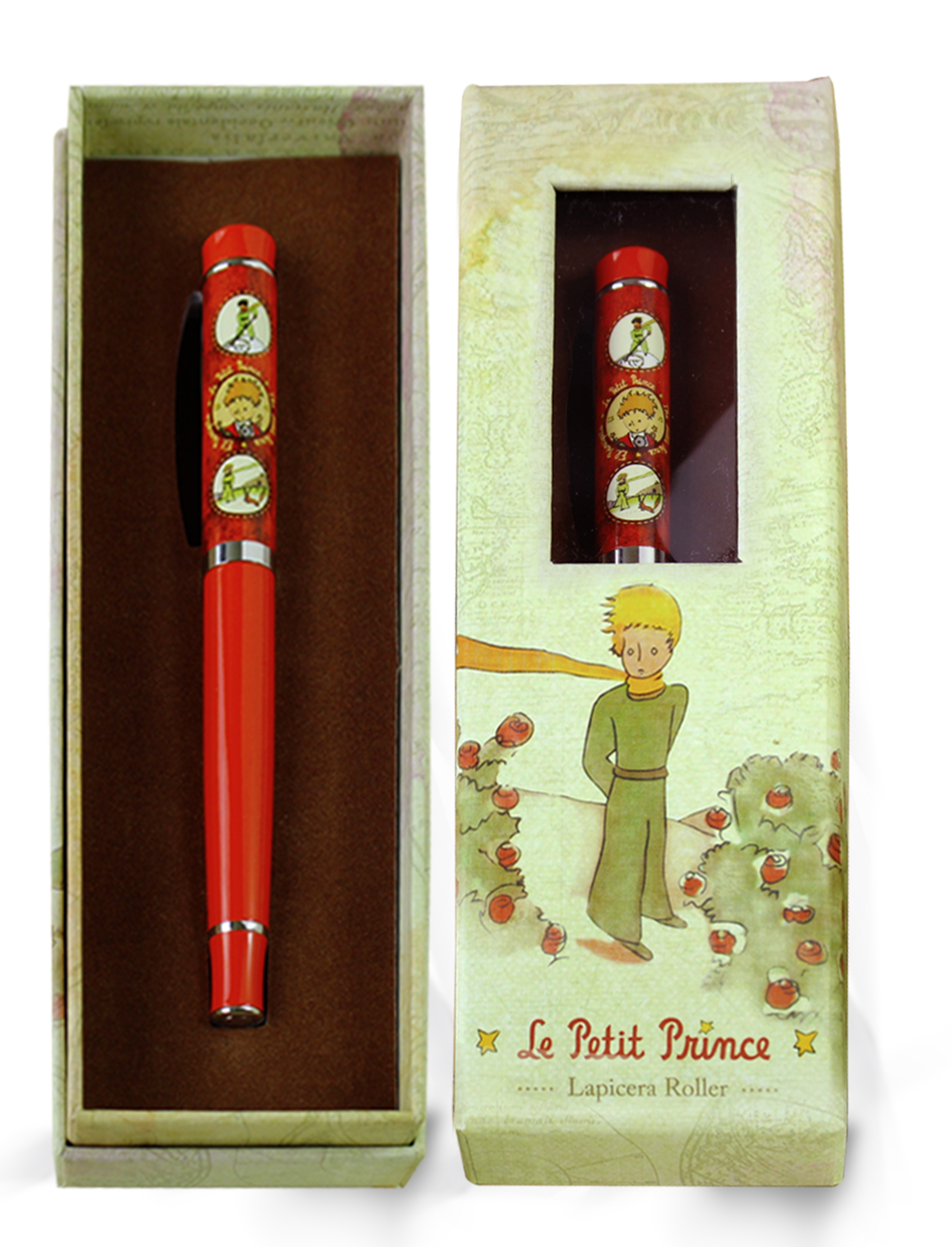 STYLO ROLLER - LE PETIT PRINCE - ORANGE20X50X178MM