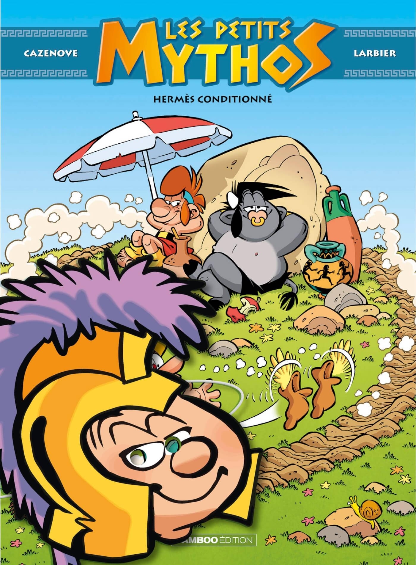PETITS MYTHOS - TOME 12 + MASQUE - HERMES CONDITIONNE
