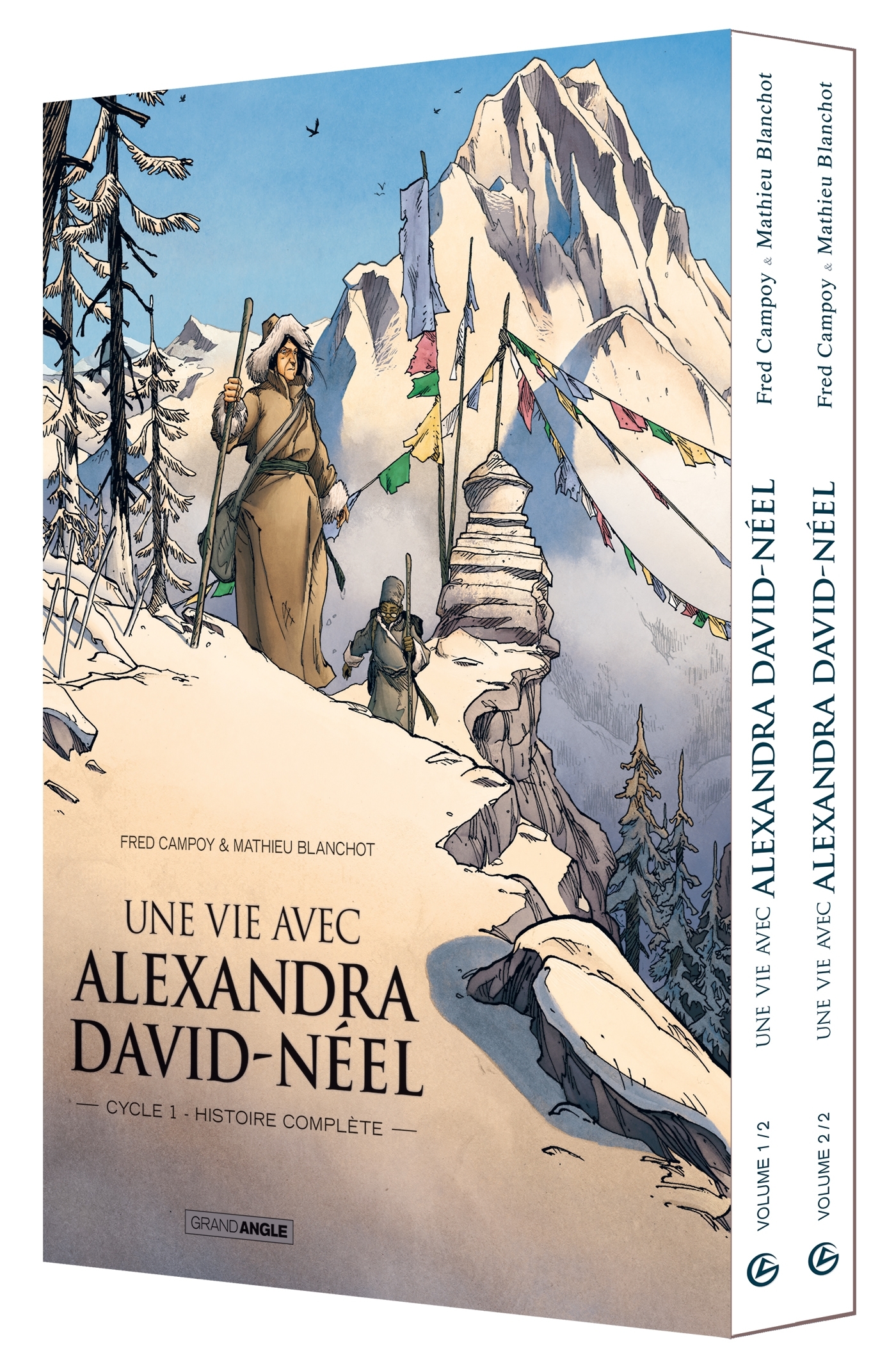 VIE AVEC ALEXANDRA DAVID-NEEL - COFFRET TOME 1 - 2