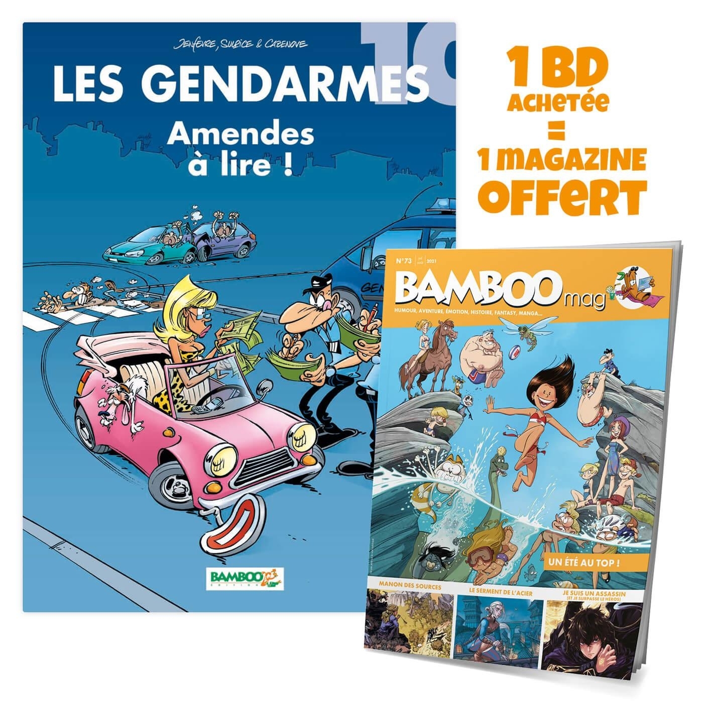 GENDARMES - TOME 10 + BAMBOO MAG OFFERT - AMENDES A LIRE !