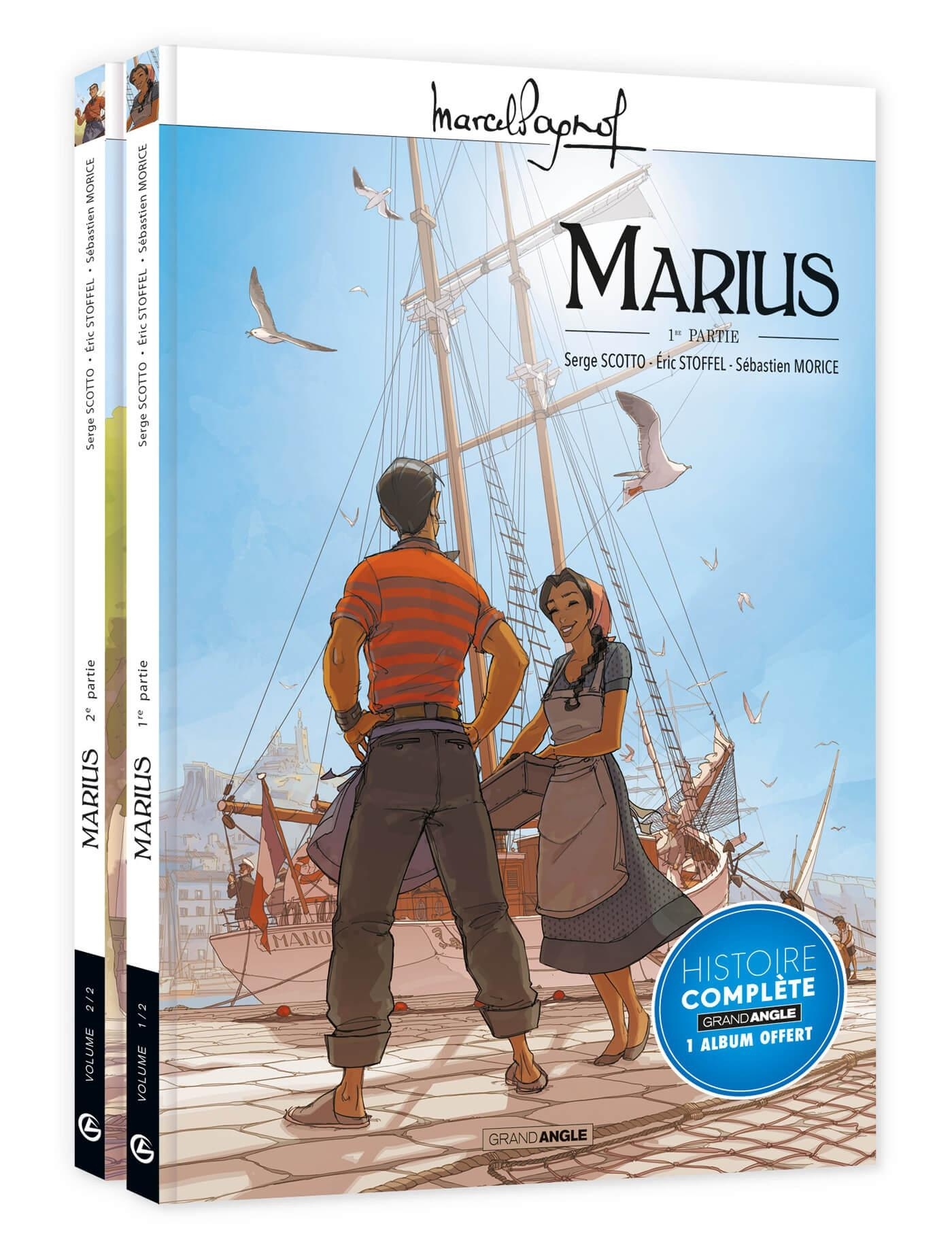 M. PAGNOL EN BD : MARIUS - PACK PROMO HISTOIRE COMPLETE