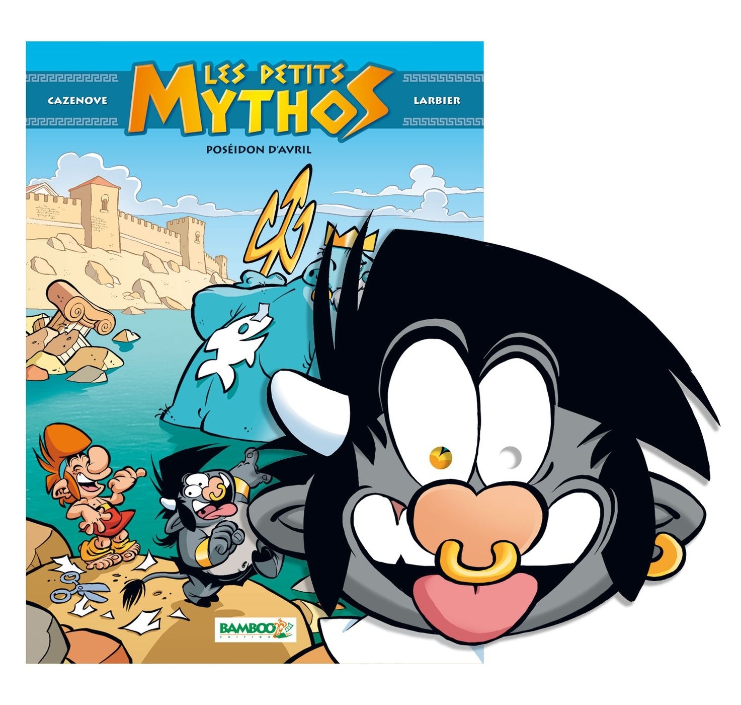 PETITS MYTHOS - TOME 04 - POSEIDON D´AVRIL + MASQUE DE TOTOR OFFERT