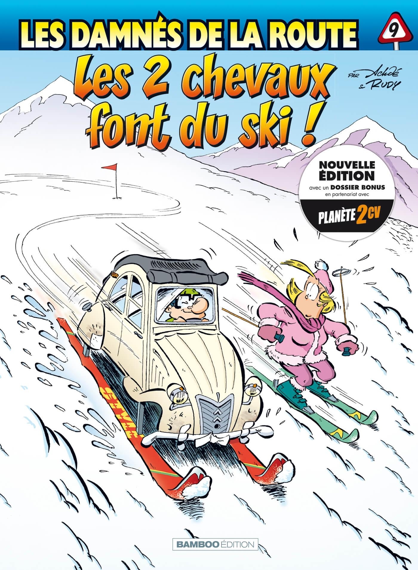 DAMNES DE LA ROUTE - TOME 09 - LES 2 CHEVAUX FONT DU SKI !