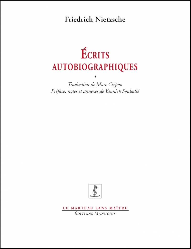 ECRITS AUTOBIOGRAPHIQUES