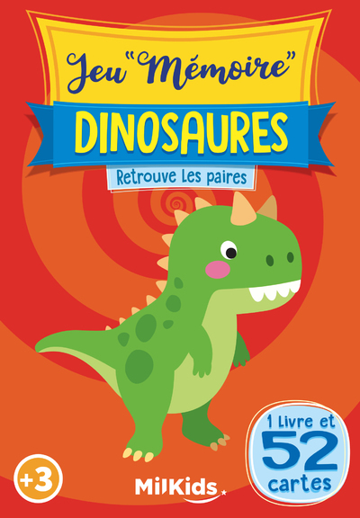 JEU MEMOIRE - DINOSAURES - RETROUVE LES PAIRES